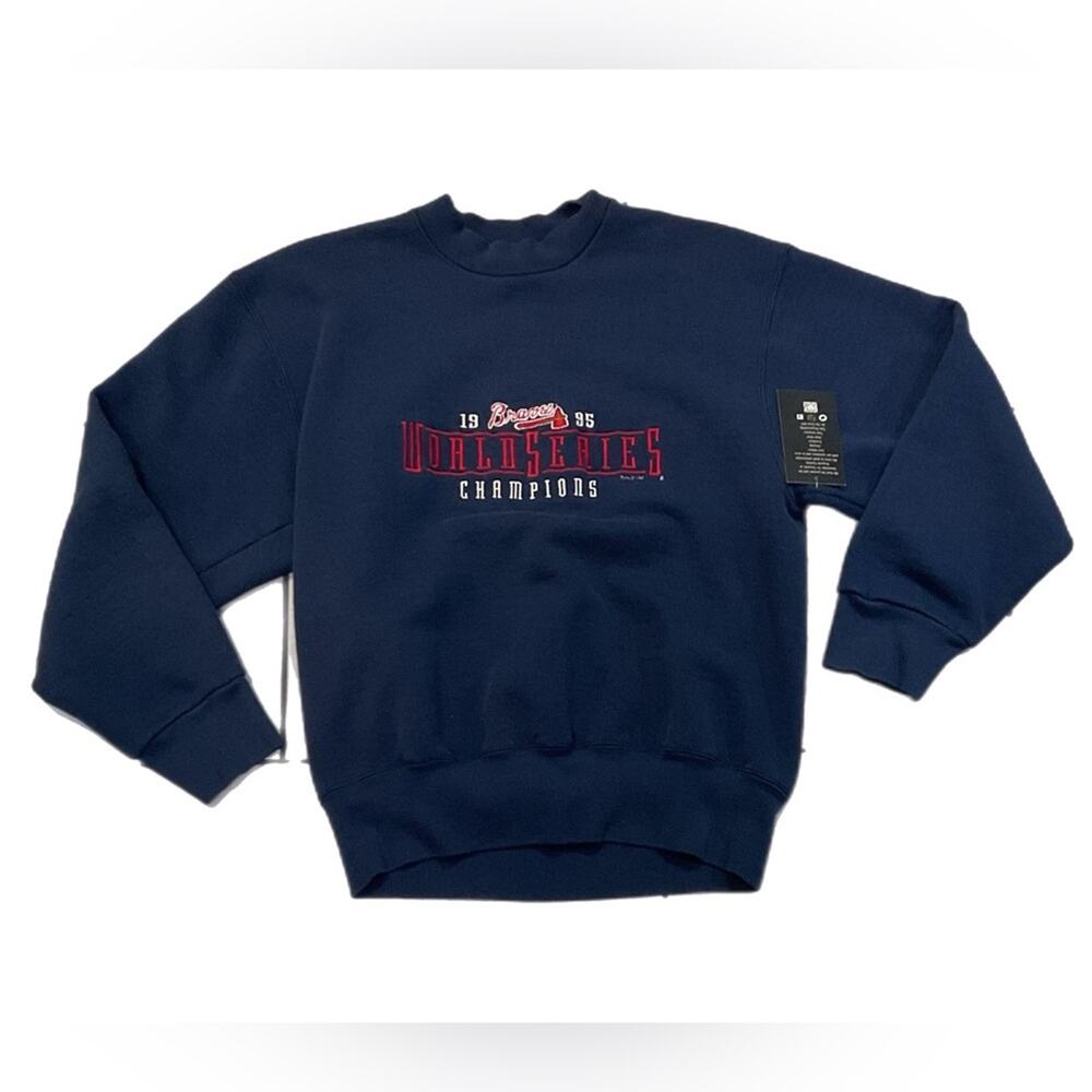Vintage 90s Braves World Series Champions Sweater